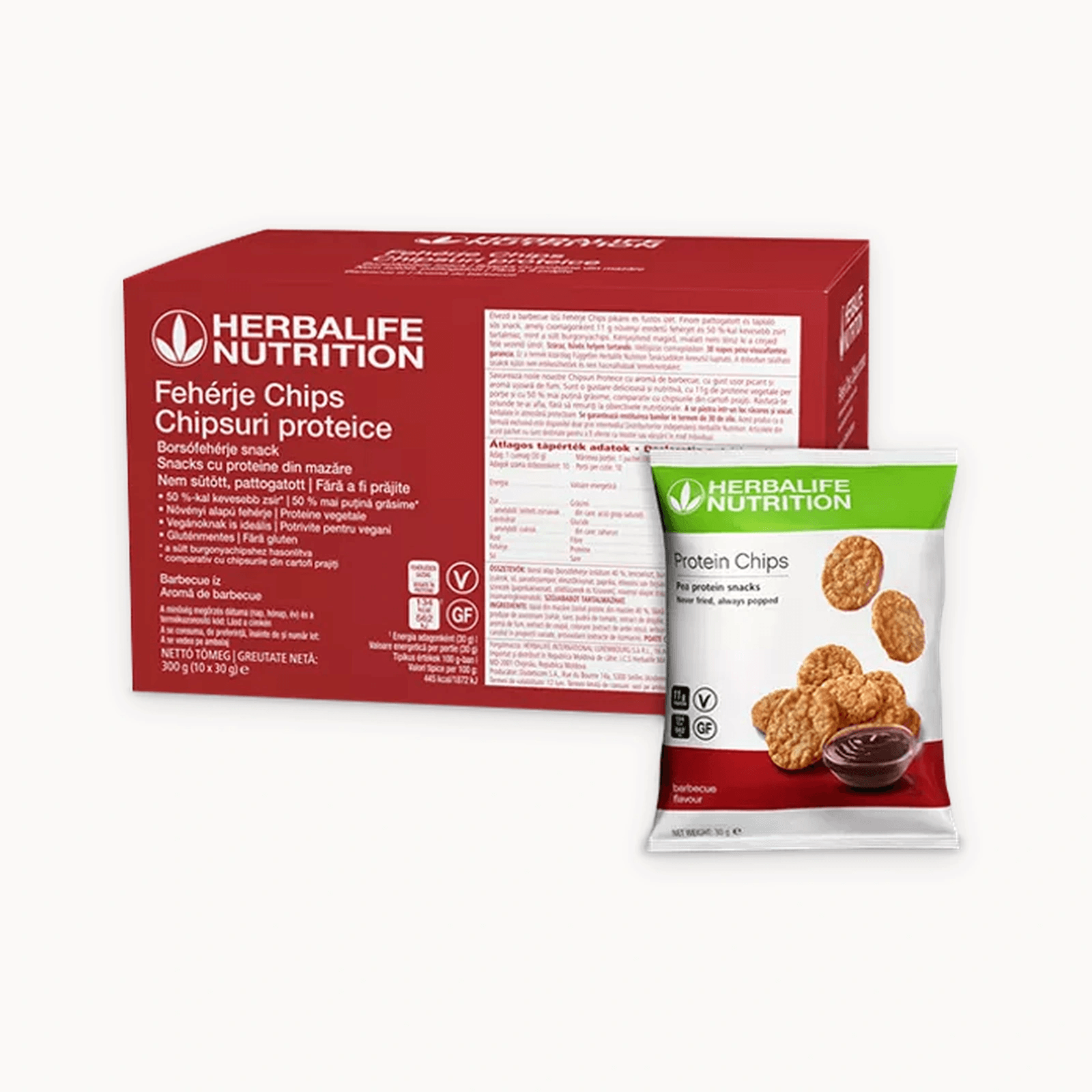 Fehérje Chips - Barbecue - 10 x 30 g - Fehérje Chips - Barbecue - 10 x 30 g