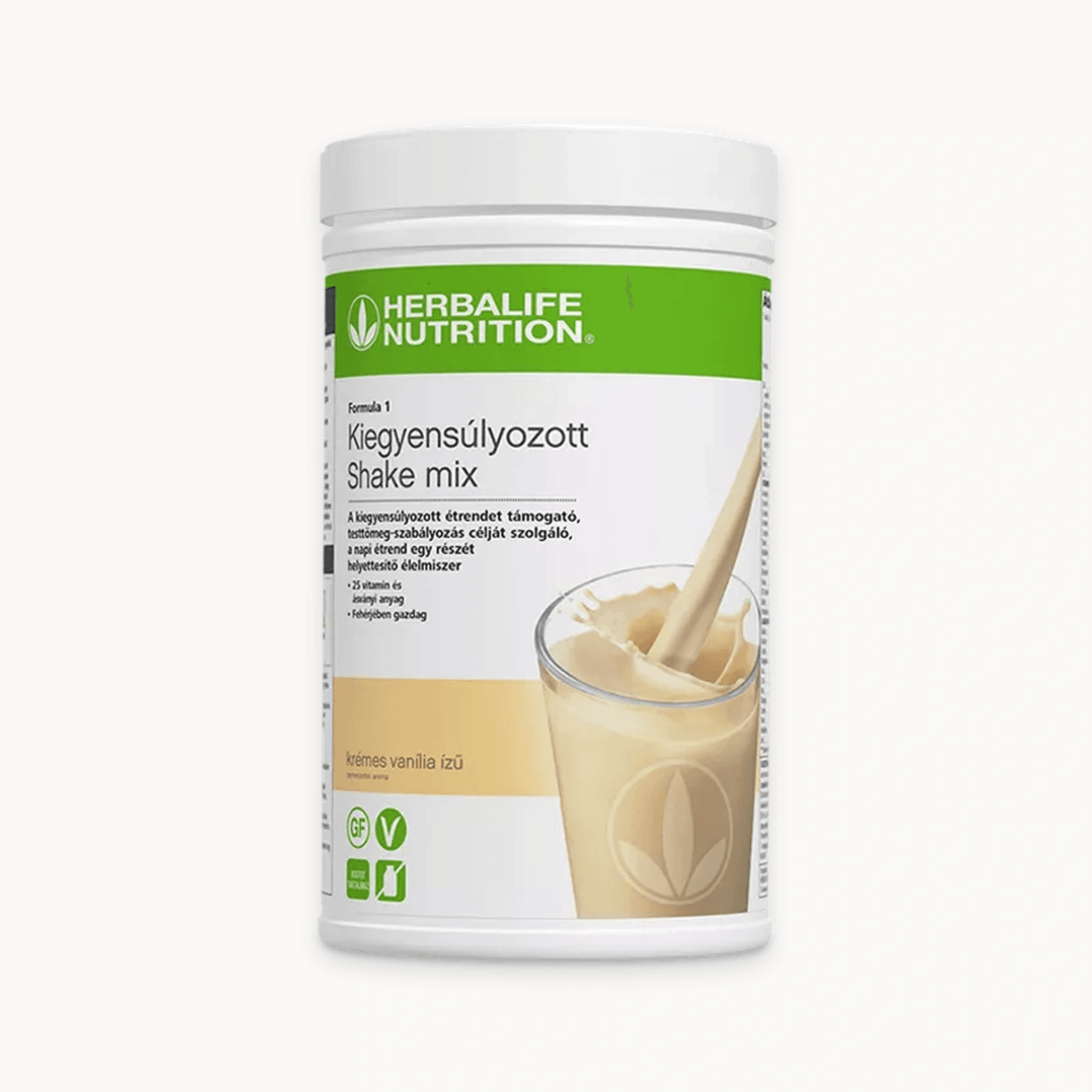 Formula 1 Krémes Vanília - Kiegyensúlyozott Shake mix - 550 g