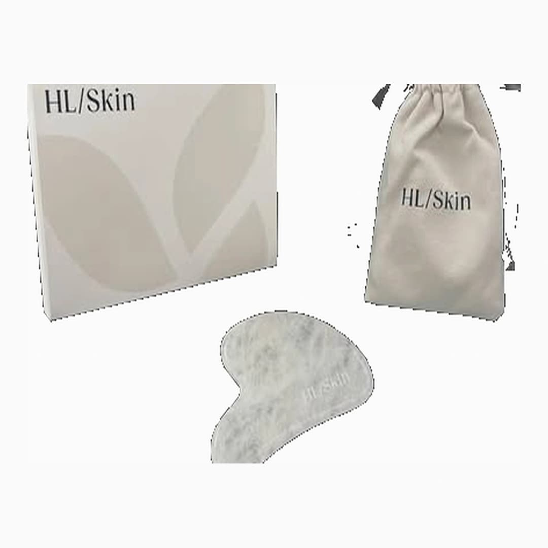 HL/Skin Fehér Jáde Gua Sha Masszázseszköz