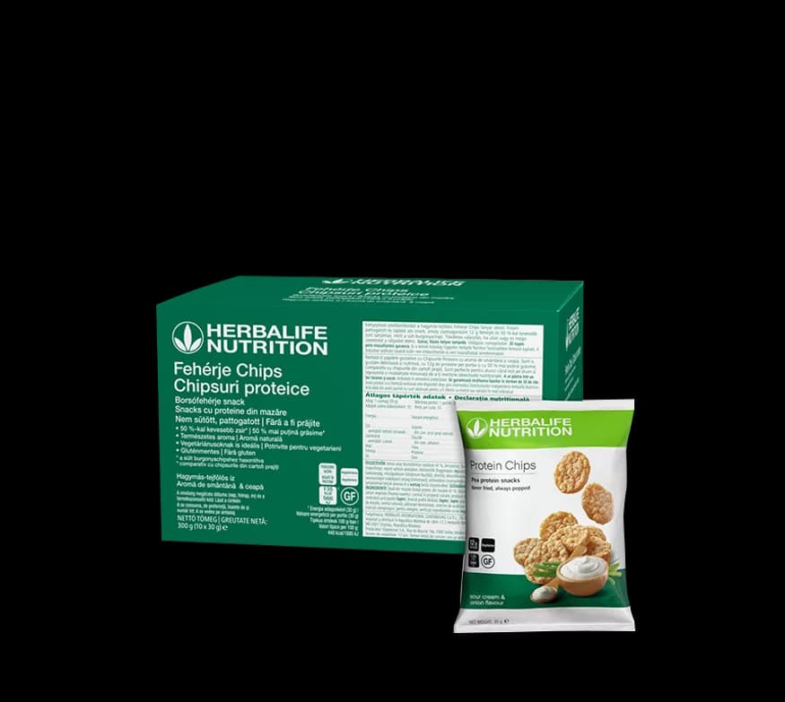 Fehérje Chips - Hagymás-tejfölös - 10 x 30 g