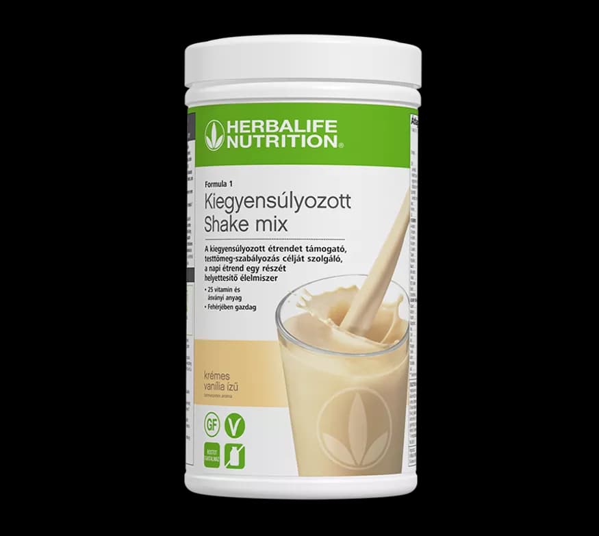 Formula 1 Krémes Vanília - Kiegyensúlyozott Shake mix - 550 g