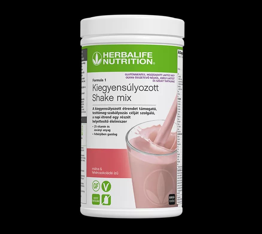 Formula 1 Mentes Málnás-fehércsokis - Kiegyensúlyozott Shake mix - 500 g