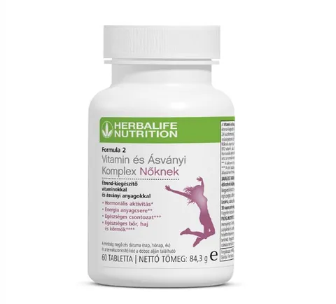 Formula 2 Vitamin és Ásványi Komplex Nőknek - 60 db - Formula 2 Vitamin és Ásványi Komplex Nőknek - 60 db