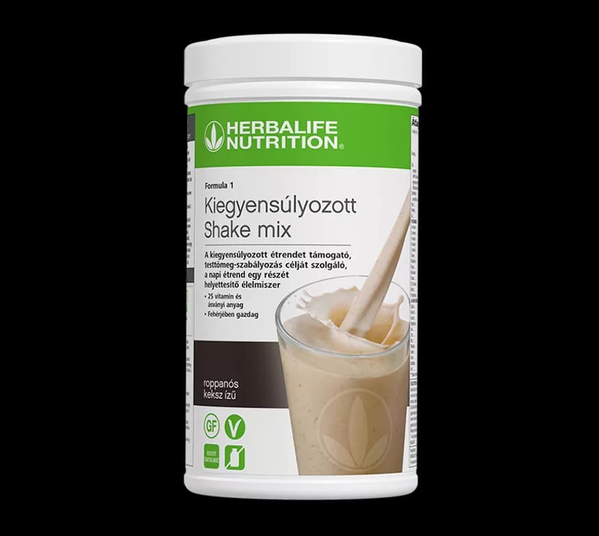 Formula 1 Roppanós Keksz - Kiegyensúlyozott Shake mix - 550 g - Formula 1 Roppanós Keksz - Kiegyensúlyozott Shake mix - 550 g